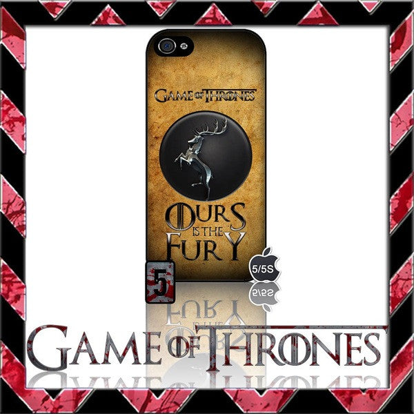 (NEW) ★ GAME OF THRONES ★ COVER/CASE FOR APPLE IPHONE 5 & 5S (SEASON 4) 5 G/5G - Black Halo Design
- 3