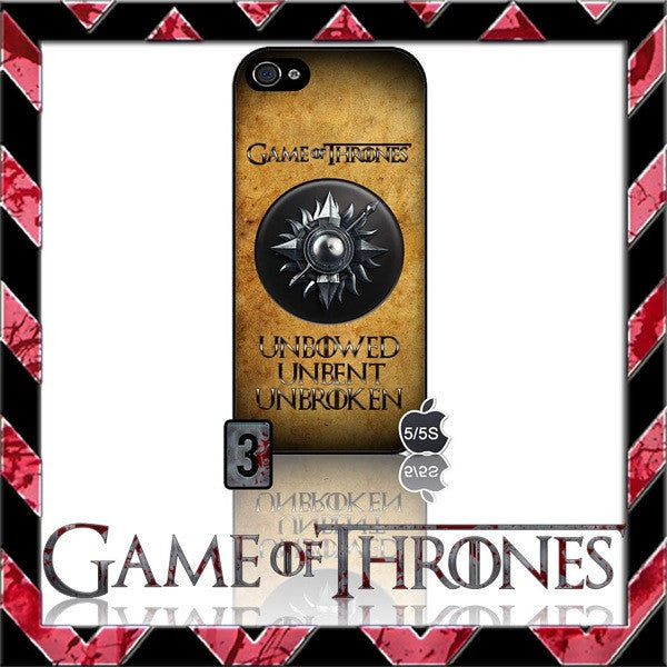 (NEW) ★ GAME OF THRONES ★ COVER/CASE FOR APPLE IPHONE 5 & 5S (SEASON 4) 5 G/5G - Black Halo Design
- 2