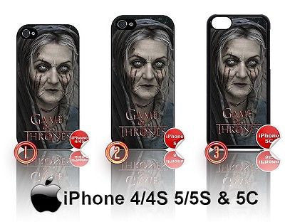 GAME OF THRONES LADY STONEHEART CASE/COVER FOR APPLE IPHONE 4/4S/5/5S/5C STARK - Black Halo Design
- 1