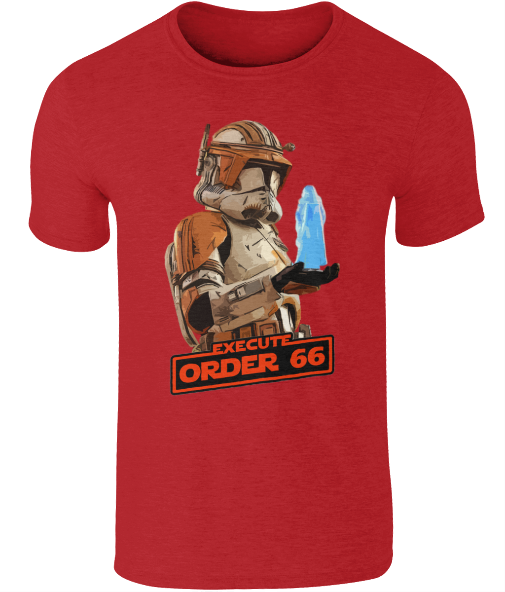 Star Wars inspired T-Shirt Clone Cody Execute Order 66