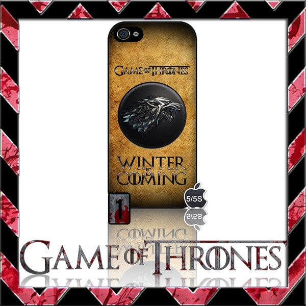 (NEW) ★ GAME OF THRONES ★ COVER/CASE FOR APPLE IPHONE 5 & 5S (SEASON 4) 5 G/5G - Black Halo Design
- 7