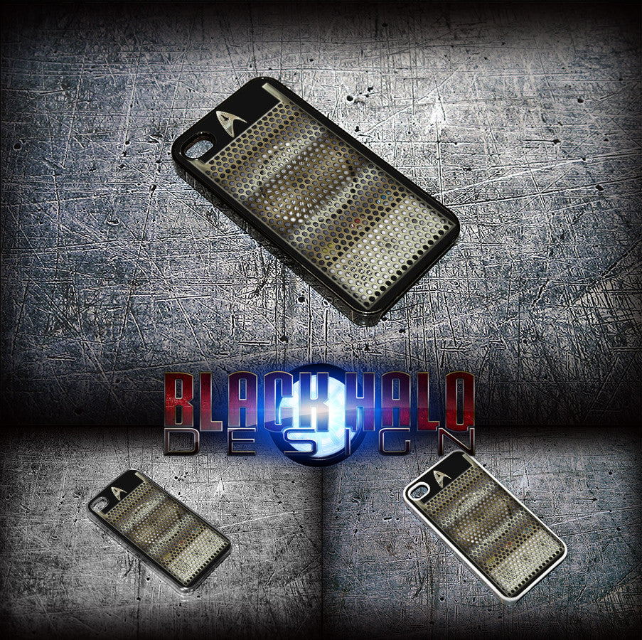 (NEW) STAR TREK COMMUNICATOR ★ CASE/COVER FOR APPLE IPHONE 4,4S,5,5S,5C,6 & 6 PLUS - Black Halo Design
- 2