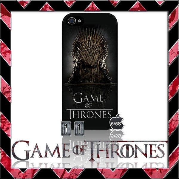 (NEW) ★ GAME OF THRONES ★ COVER/CASE FOR APPLE IPHONE 5 & 5S (SEASON 4) 5 G/5G - Black Halo Design
- 4