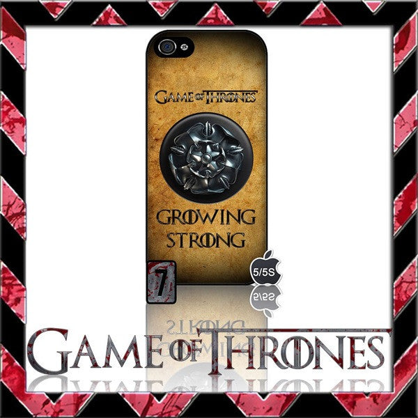 (NEW) ★ GAME OF THRONES ★ COVER/CASE FOR APPLE IPHONE 5 & 5S (SEASON 4) 5 G/5G - Black Halo Design
- 5