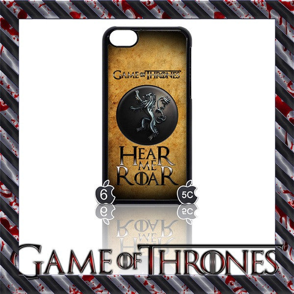 (NEW) ★ GAME OF THRONES ★ COVER/CASE FOR APPLE IPHONE 5C (SEASON 4) 5 C - Black Halo Design
- 7