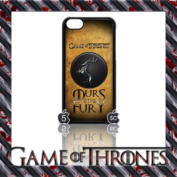 (NEW) ★ GAME OF THRONES ★ COVER/CASE FOR APPLE IPHONE 5C (SEASON 4) 5 C - Black Halo Design
- 6