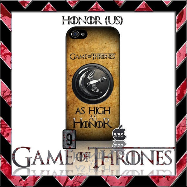 (NEW) ★ GAME OF THRONES ★ COVER/CASE FOR APPLE IPHONE 5 & 5S (SEASON 4) 5 G/5G - Black Halo Design
- 6