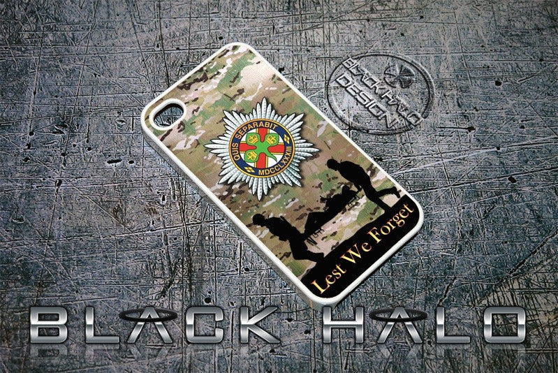 THE IRISH GUARDS COVER/CASE FOR APPLE IPHONE 4/4S IN SUPPORT OF HELP FOR HEROES - Black Halo Design
- 6