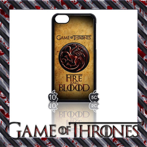 (NEW) ★ GAME OF THRONES ★ COVER/CASE FOR APPLE IPHONE 5C (SEASON 4) 5 C - Black Halo Design
- 9