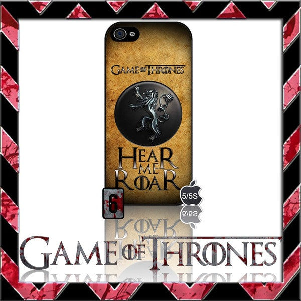 (NEW) ★ GAME OF THRONES ★ COVER/CASE FOR APPLE IPHONE 5 & 5S (SEASON 4) 5 G/5G - Black Halo Design
- 11