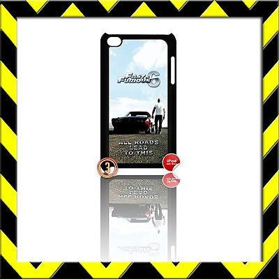 ★ FAST AND(&) FURIOUS ★ IPOD TOUCH 4/4TH GENERATION 4G HARD COVER VIN DIESEL#3 - Black Halo Design
