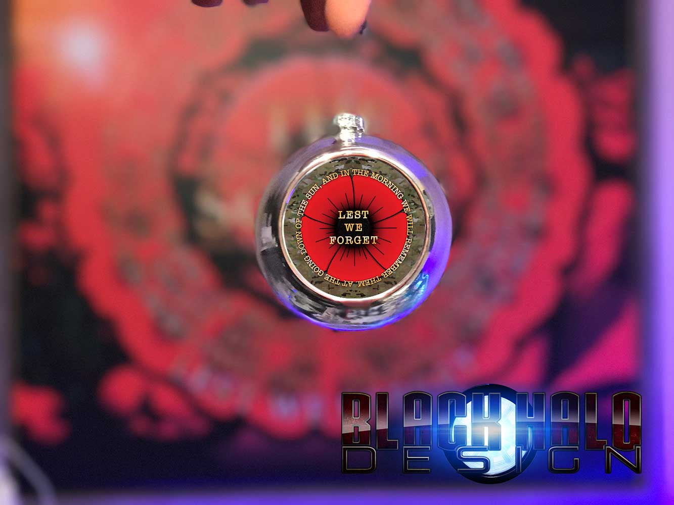 (NEW) Poppy Lest We Forget Christmas Bauble #Army #Afghanistan