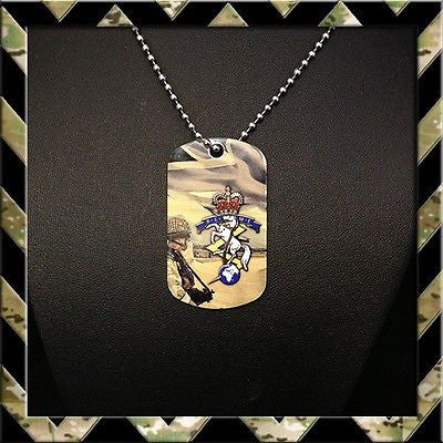 ★ROYAL ELECTRICAL & MECHANICAL ENGINEERS REME★ DOG TAG NECKLACE/KEYRING R.E.M.E - Black Halo Design