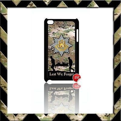 ROYAL ANGLIAN REGIMENT CASE/COVER FOR IPOD TOUCH 4/4TH GEN GENERATION 4G ARMY#18 - Black Halo Design