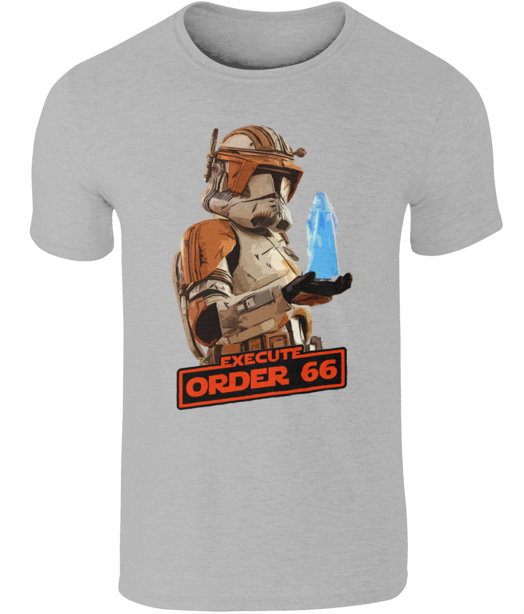 Star Wars inspired T-Shirt Clone Cody Execute Order 66