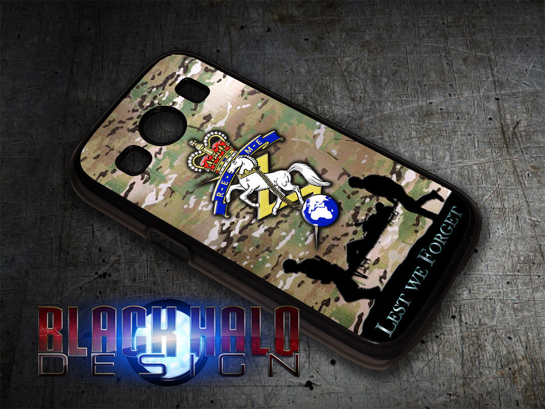 REME/R.E.M.E: Royal Electrical & Mechanical Engineers Case For Samsung Galaxy Ace 4 - Black Halo Design
- 2