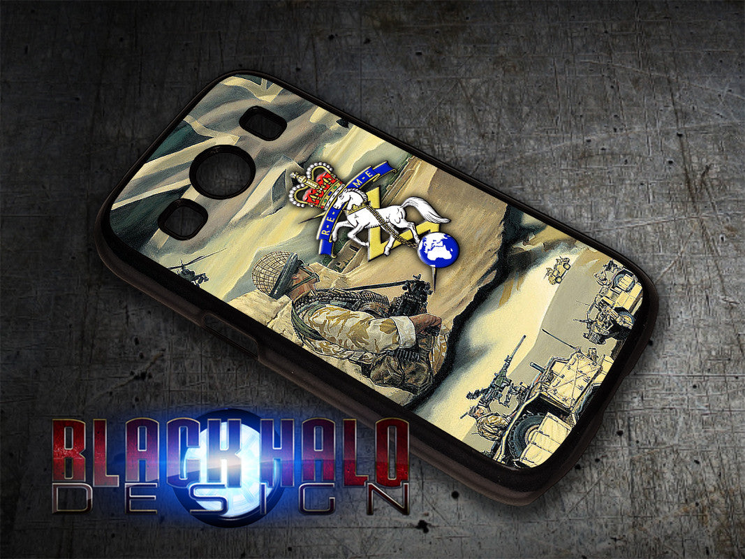 REME/R.E.M.E: Royal Electrical & Mechanical Engineers Case For Samsung Galaxy Ace 4 - Black Halo Design
- 1
