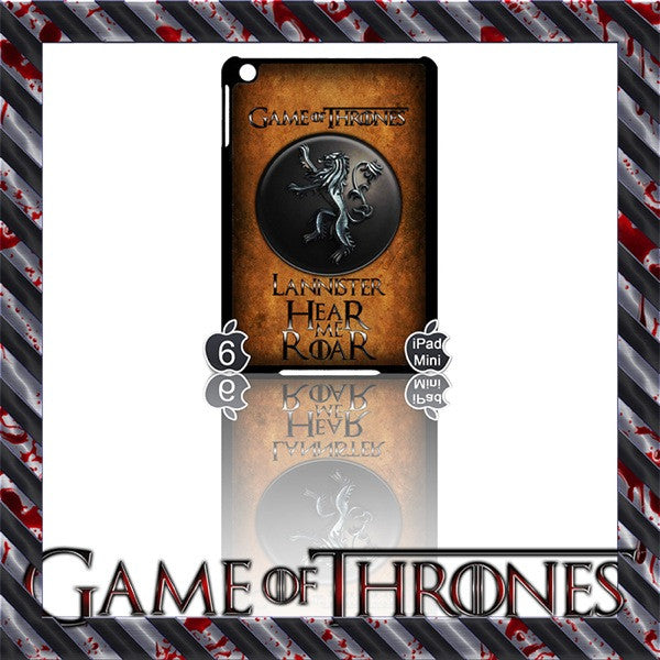 ★ GAME OF THRONES ★ CASE/COVER FOR  APPLE IPAD MINI (1ST GENERATION/1G) - Black Halo Design
 - 2