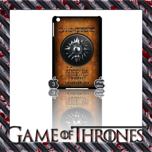★ GAME OF THRONES ★ CASE/COVER FOR  APPLE IPAD MINI (1ST GENERATION/1G) - Black Halo Design
 - 8