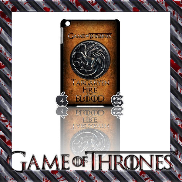 ★ GAME OF THRONES ★ CASE/COVER FOR  APPLE IPAD MINI (1ST GENERATION/1G) - Black Halo Design
 - 7