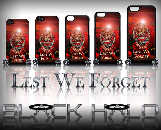 THE QUEENS REGIMENT POPPY ★ CASE/COVER FOR  APPLE IPHONE 4,4S,5,5S,5C,6 & 6 PLUS - Black Halo Design

