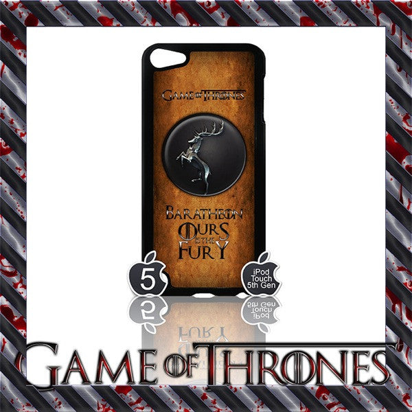 ★ GAME OF THRONES COVER/CASE FOR  APPLE IPOD TOUCH 5TH GENERATION 5/5G/GEN - Black Halo Design
 - 8