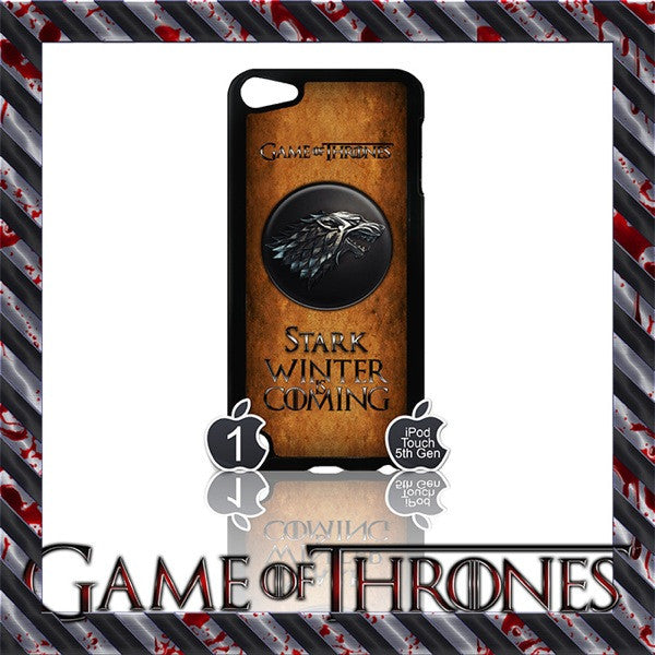 ★ GAME OF THRONES COVER/CASE FOR  APPLE IPOD TOUCH 5TH GENERATION 5/5G/GEN - Black Halo Design
 - 2