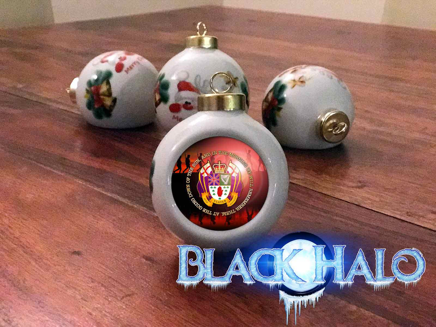 The 36th Ulster Division Lest We Forget Christmas Bauble