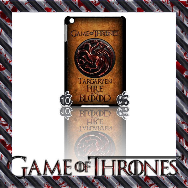 ★ GAME OF THRONES ★ CASE/COVER FOR  APPLE IPAD MINI (1ST GENERATION/1G) - Black Halo Design
 - 11