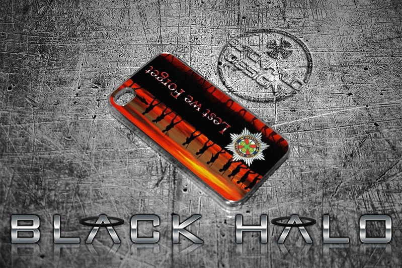 THE IRISH GUARDS COVER/CASE FOR APPLE IPHONE 4/4S IN SUPPORT OF HELP FOR HEROES - Black Halo Design
 - 5