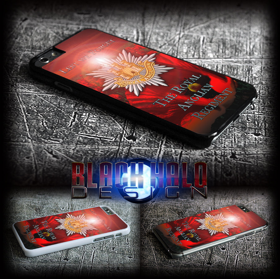 The Royal Anglian Regiment: Lest We Forget Apple iPhone Case 4-8 Plus X