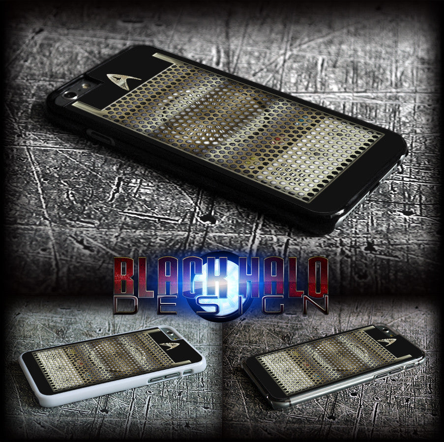 (NEW) STAR TREK COMMUNICATOR ★ CASE/COVER FOR  APPLE IPHONE 4,4S,5,5S,5C,6 & 6 PLUS - Black Halo Design
 - 6