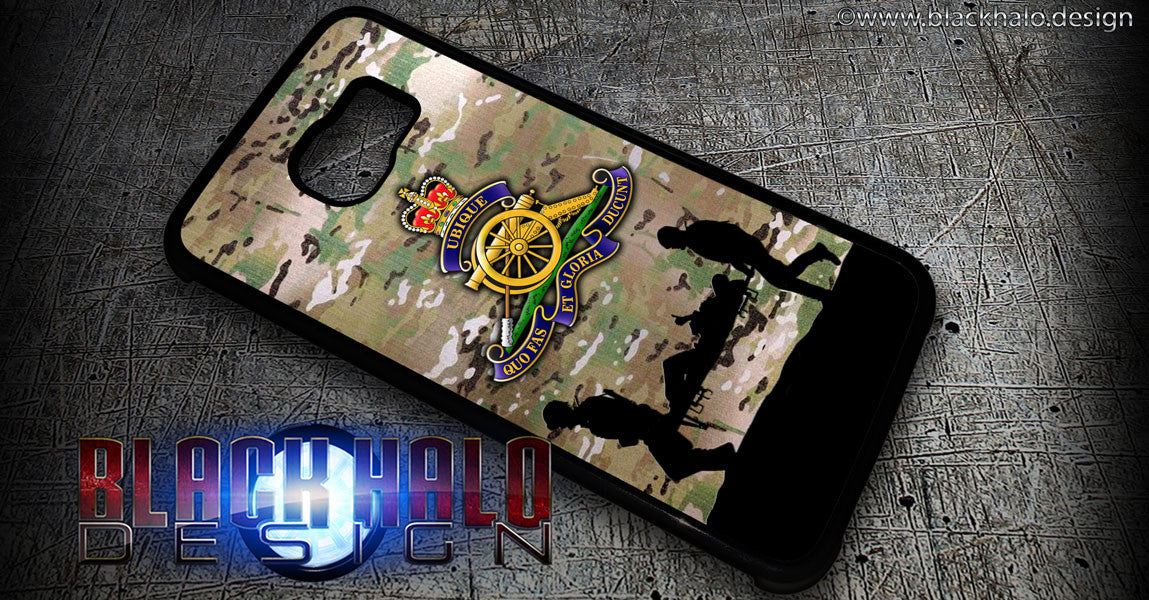 THE ROYAL REGIMENT OF ARTILLERY CASE/COVER FOR SAMSUNG GALAXY S PHONE RANGE #Multi-Cam - Black Halo Design
 - 3