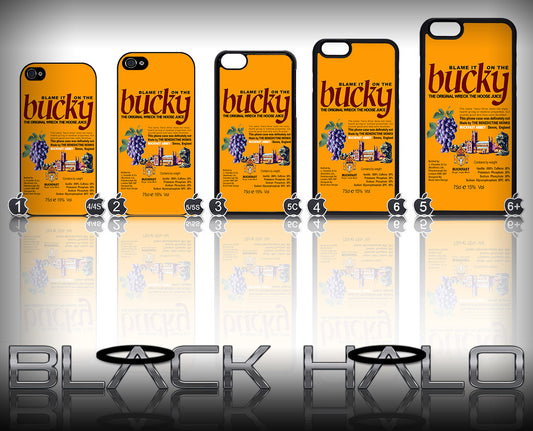 BUCKFAST: BLAME IT ON THE BUCKY TONIC WINE ★ CASE/COVER FOR  APPLE IPHONE 4,4S,5,5S,5C,6 & 6 PLUS - Black Halo Design
