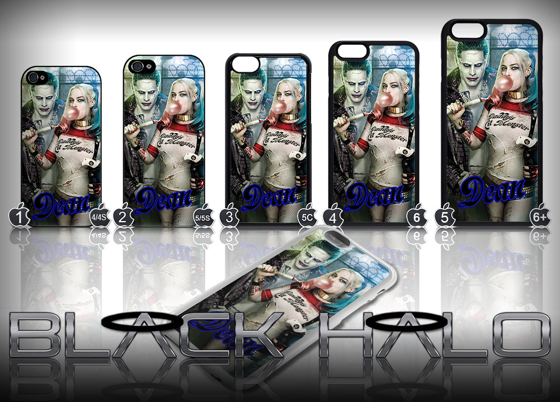 Dean Personalised iPhone Harley Quinn & Joker Case