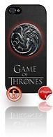 ★ GAME OF THRONES TARGARYEN DRAGON#2 CREST ★ PHONE COVER FOR IPHONE 5 (CASE)#5 - Black Halo Design
