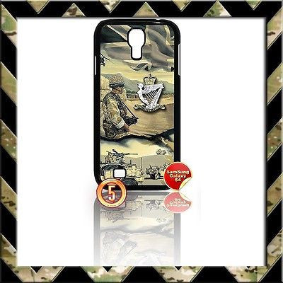★ THE ROYAL IRISH RANGERS COVER FOR SAMSUNG GALAXY S4 S IV/I9500 CASE ARMY RIR - Black Halo Design
