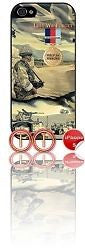 ★ LEST WE FORGET (H4H) AFGHANISTAN ★ PHONE COVER FOR IPHONE 5 (CASE)#11 - Black Halo Design
