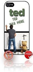 ★ TED WAS HERE ★ PHONE COVER FOR IPHONE 5(CASE) #4 - Black Halo Design
