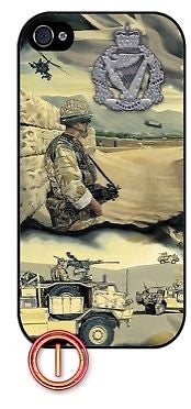★ ROYAL IRISH REGIMENT RIR AFGHANISTAN ★ PHONE COVER FOR IPHONE 4/4S (CASE)#1 - Black Halo Design
