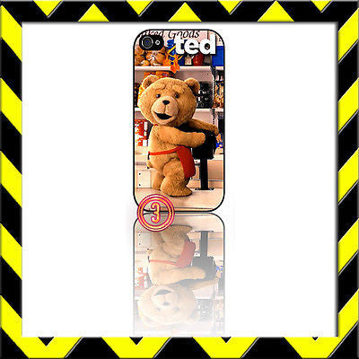 ★ TED TILL SERVICE★ PROTECTIVE COVER FOR IPHONE 4/4S SHELL CASE SETH MCFARLAND#3 - Black Halo Design
