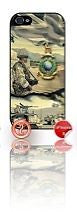 ★ ROYAL MARINE GLOBE & LAUREL (CDO) ★ PHONE COVER FOR IPHONE 5/5S (CASE)#2 - Black Halo Design
