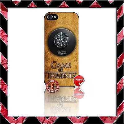 ★ CHOICE OF GAME OF THRONES ★ COVER/CASE FOR APPLE IPHONE 5  - Black Halo Design
 - 3