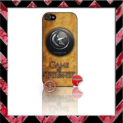 ★ CHOICE OF GAME OF THRONES ★ COVER/CASE FOR APPLE IPHONE 5  - Black Halo Design
 - 2