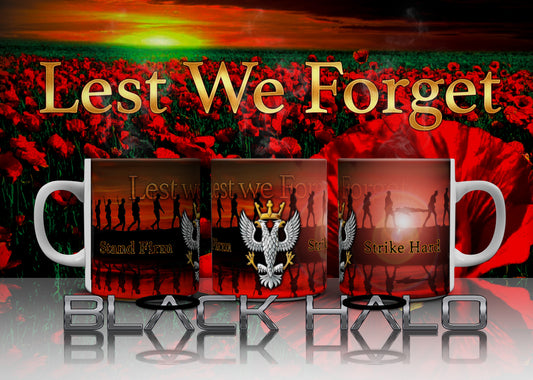 The Mercian Regiment  Lest We Forget 10-11oz Ceramic Mug #Army