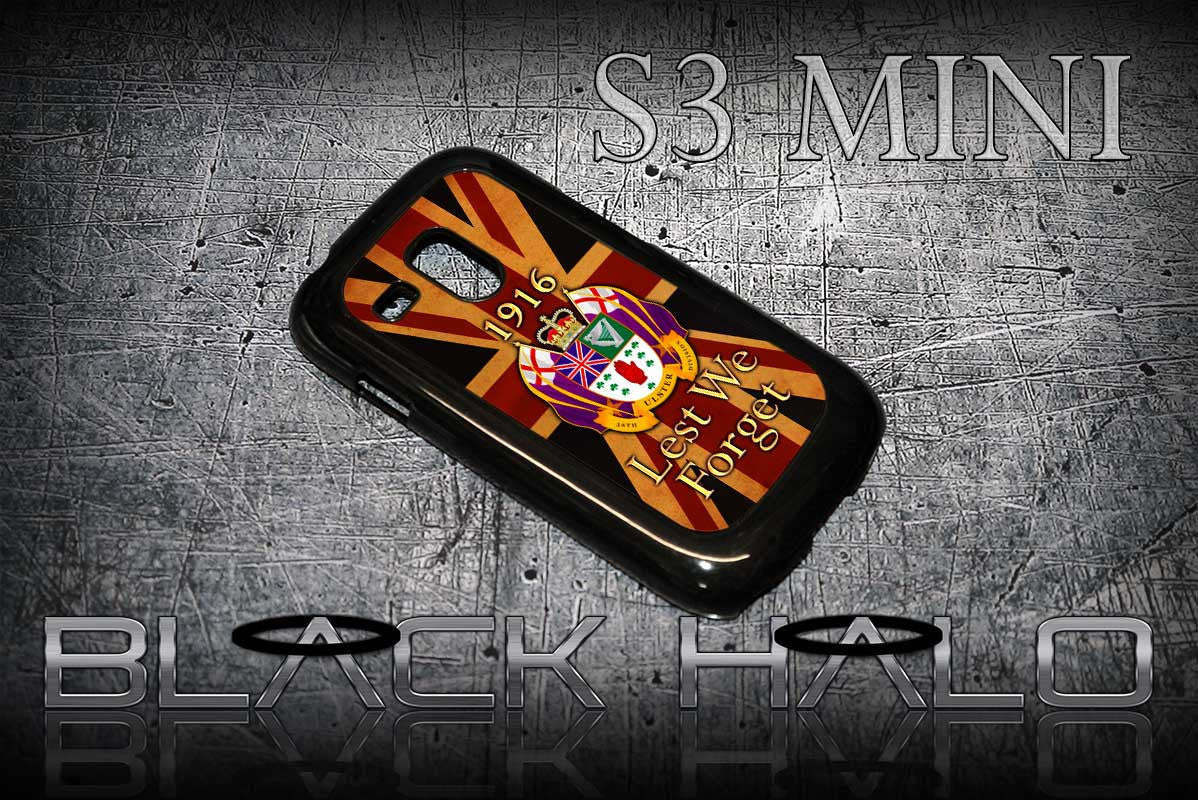 36TH ULSTER DIVISION CASE/COVER FOR SAMSUNG GALAXY S RANGE S3/S4/S5 - Black Halo Design
 - 3