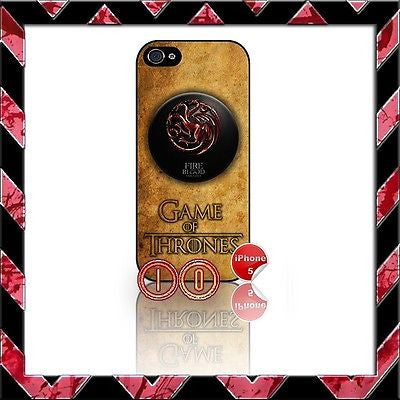 ★ CHOICE OF GAME OF THRONES ★ COVER/CASE FOR APPLE IPHONE 5  - Black Halo Design
 - 13