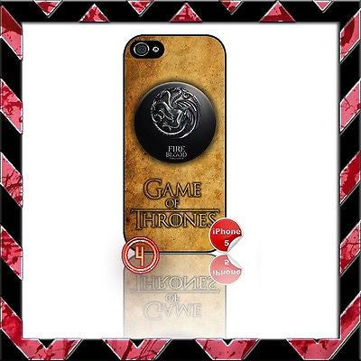 ★ CHOICE OF GAME OF THRONES ★ COVER/CASE FOR APPLE IPHONE 5  - Black Halo Design
 - 7
