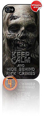 ★ KEEP CALM THE WALKING DEAD ★ APPLE IPHONE 4/4S MOBILE PHONE HARD CASE COVER - Black Halo Design
 - 7