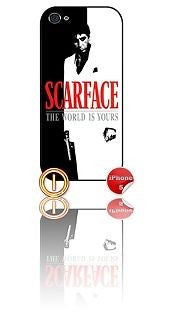 ★ SCARFACE ★ APPLE IPHONE 5  MOBILE PHONE HARD CASE COVER (AL PACINO MOVIE FILM) - Black Halo Design
 - 4